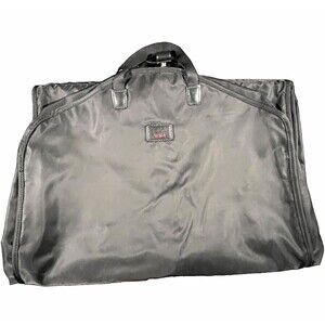 TUMI Black Nylon Garment Bag Hanging Foldable Travel Suit Carrier